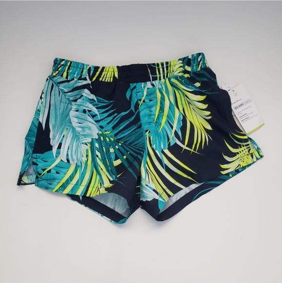 Old Navy Active Go Dry Cool Running Shorts Tropical - Picture 1 of 4